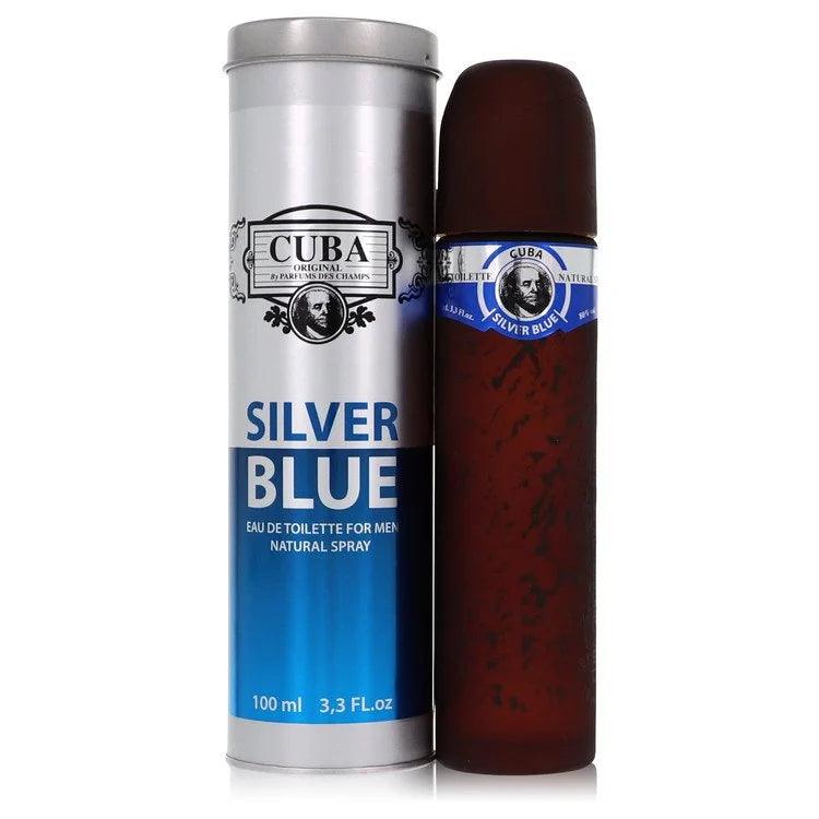 Cuba Silver Blue Eau De Toilette Spray By Fragluxe - detoks.ca