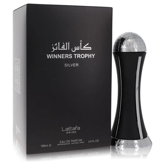 Lattafa Pride Winners Trophy Silver Eau De Parfum Spray By Lattafa - detoks.ca