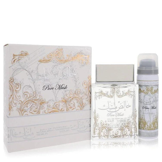 Lattafa Pure Khalis Musk Eau De Parfum Spray Plus 1.7 Deodorant By Lattafa - detoks.ca