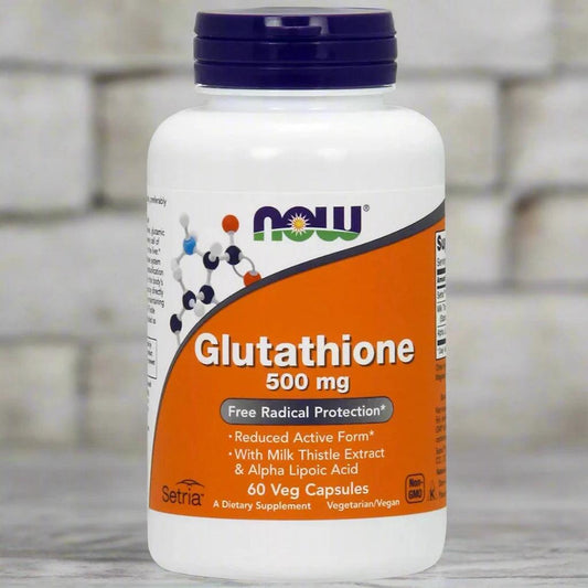 NOW Foods Glutathione 500mg (60 VegCaps) - detoks.ca