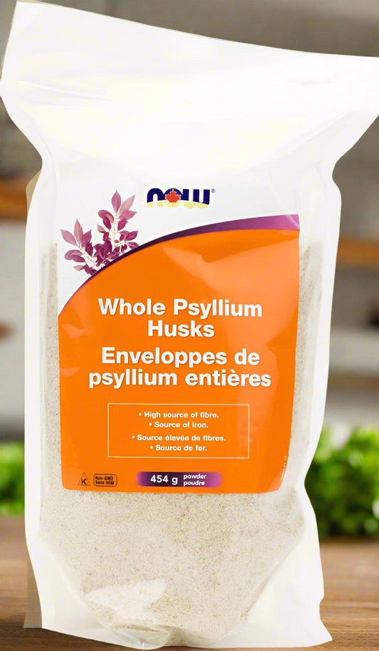 NOW Foods Whole Psyllium Husks 454g - detoks.ca