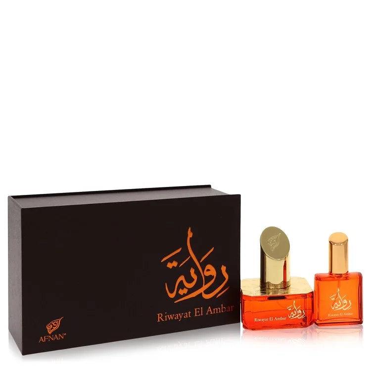 Riwayat El Ambar Eau De Parfum Spray + Free .67 oz Travel EDP Spray By Afnan - detoks.ca